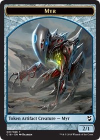 (image for) Myr (007) // Thopter (008) Double-sided Token